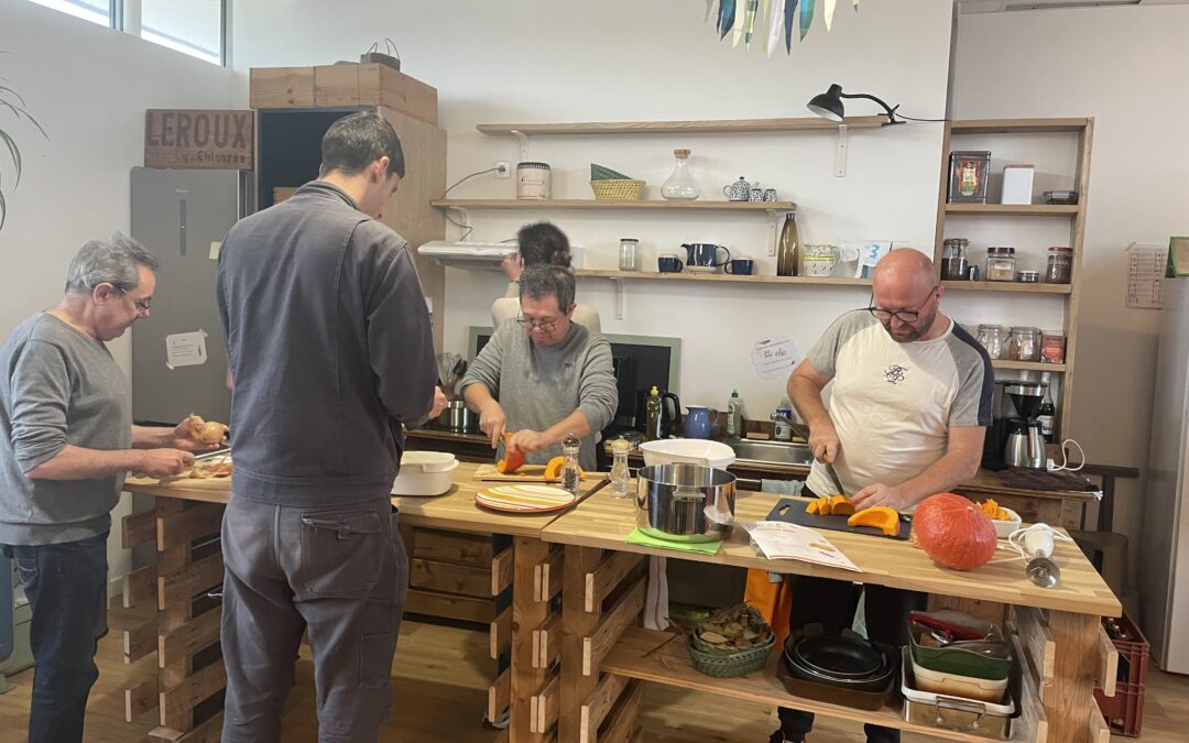 Atelier cuisine pour les salariés d’Eurêka Emplois Services